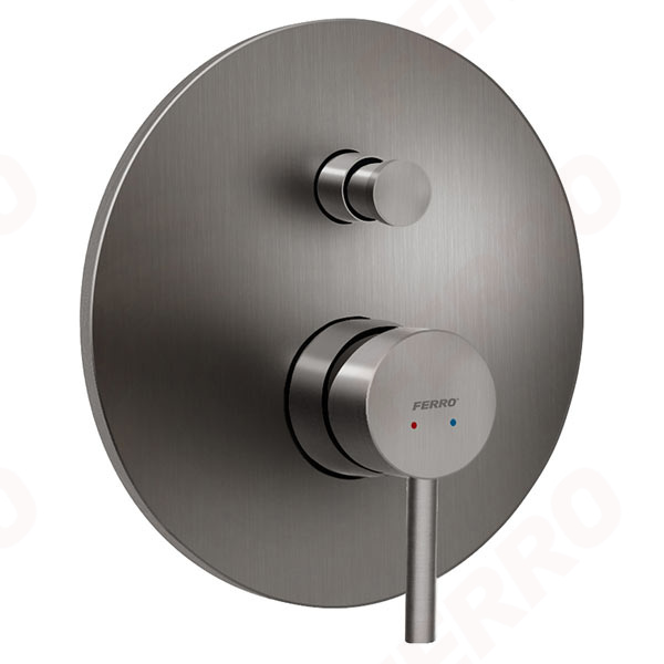 Ciriculus - Concealed shower 2F mixer, gun metal