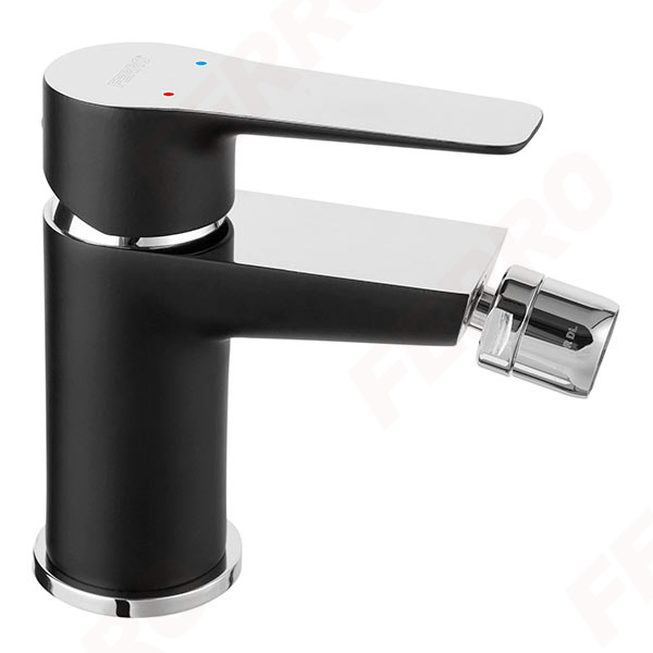 Adore Black/Chrome - bidet standing mixer