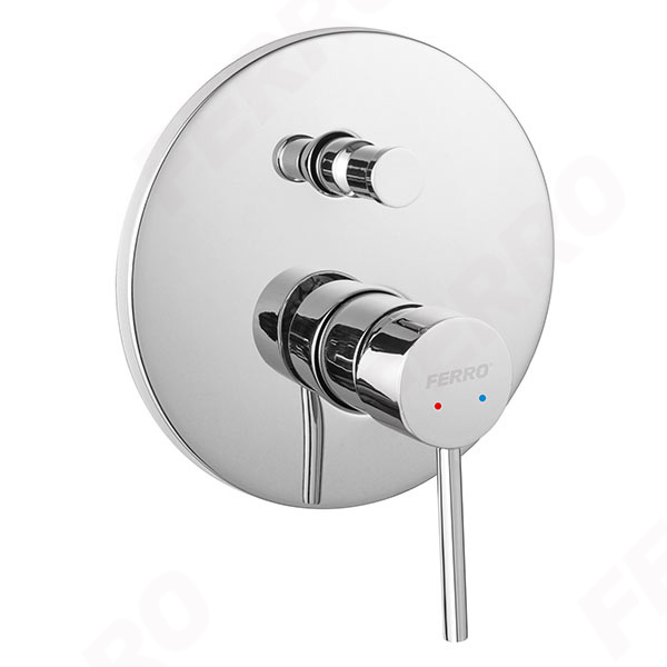 Fiesta - Build-in shower mixer, chrome