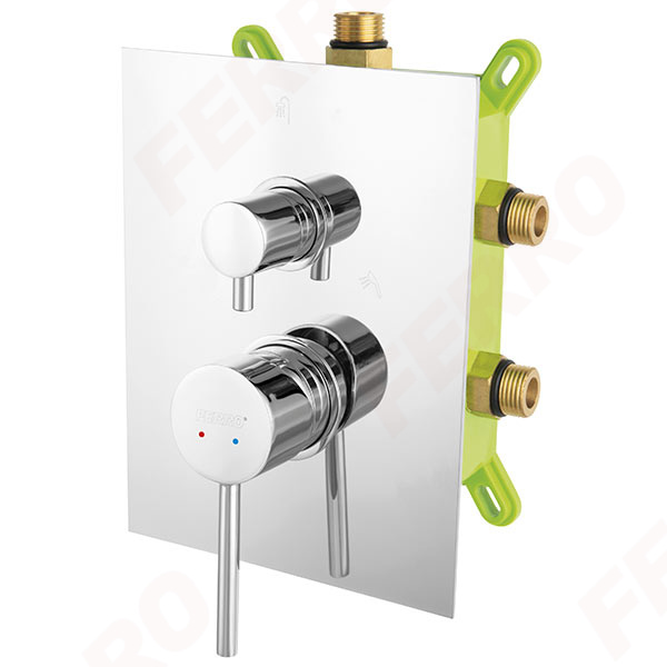 Fiesta - built-in shower mixer - box kit 2F