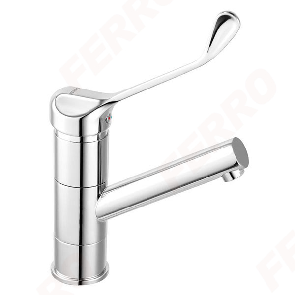 Fiesta Medico - standing washbasin mixer with swivel spout