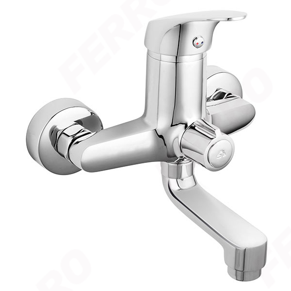 Ferro One - Wall-mounted bath mixer, chrome