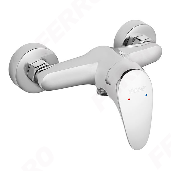 Ferro One - Wall-mounted shower mixer, chrome