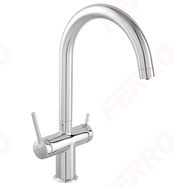 Filtrata - Baterie inalta pentru chiuveta cu apa filtrata, crom