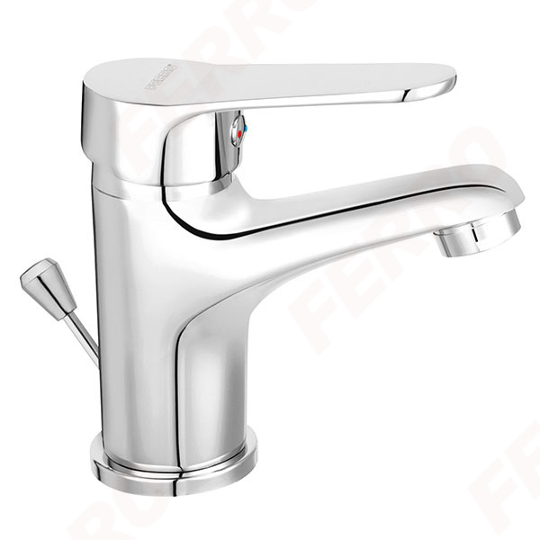 Isso - Standing washbasin mixer, chrome