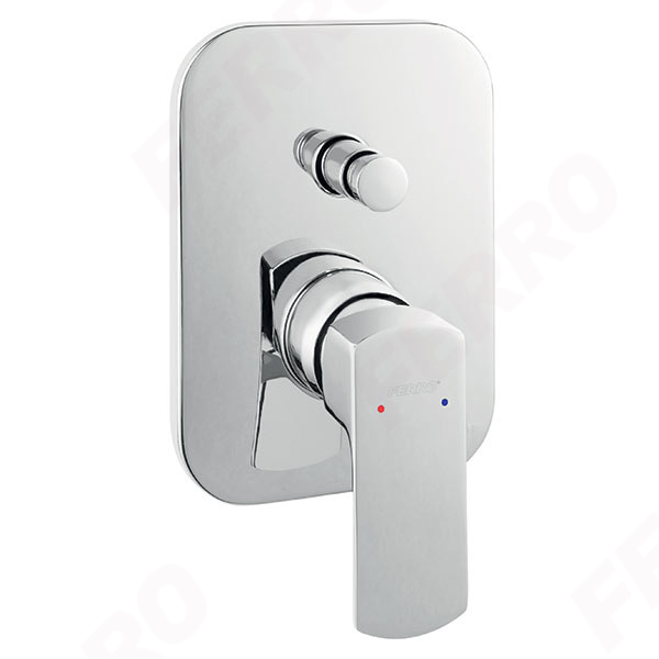 Alba Verdeline - Build-in shower mixer, chrome
