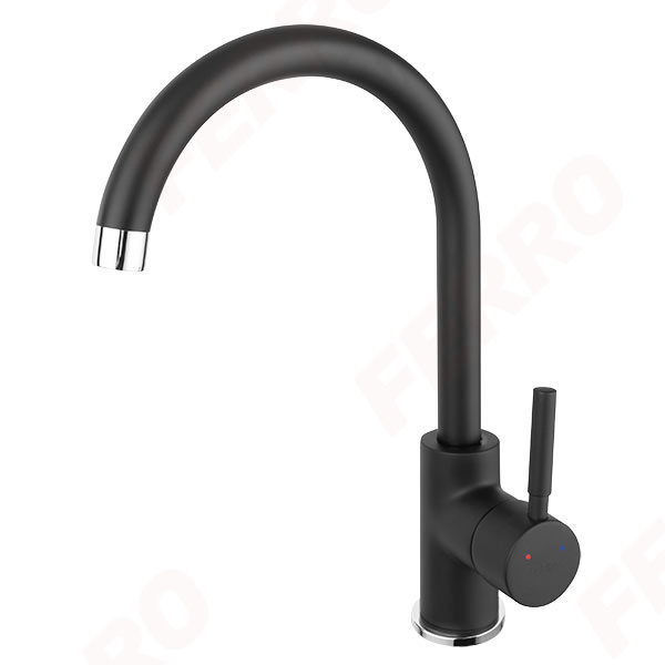 Lugio Black Sink standing sink mixer