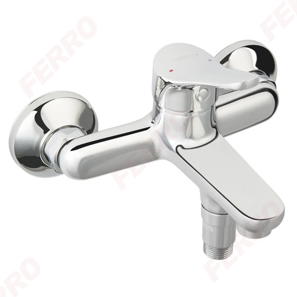 Stillo - Wall-mounted bath mixer, chrome