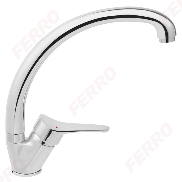 Stillo - Asymmetric standing sink mixer, chrome