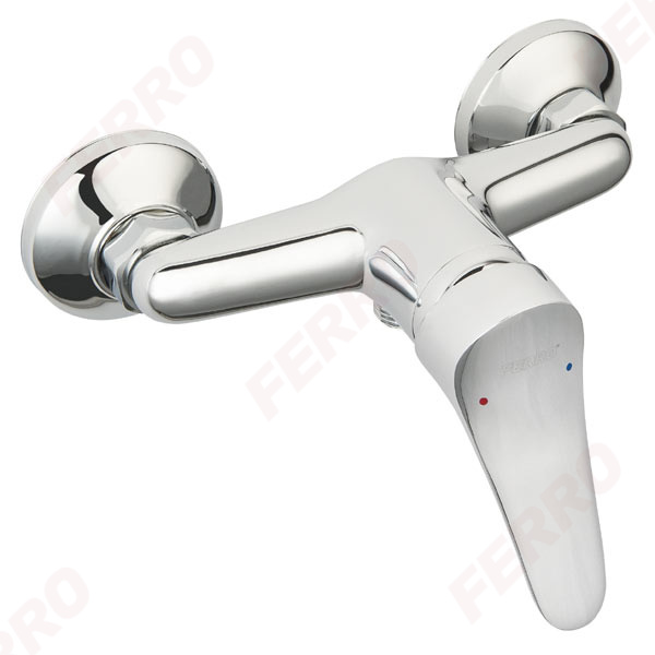 Stillo - Wall-mounted shower mixer, chrome