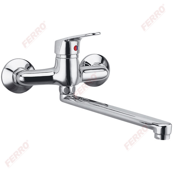 Smile - Wall-mounted sink mixer