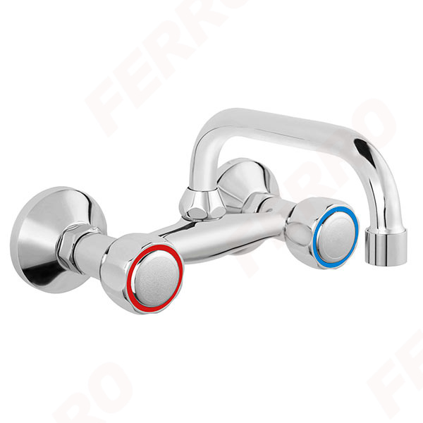 Standard - Wall-mounted washbasin mixer, chrome