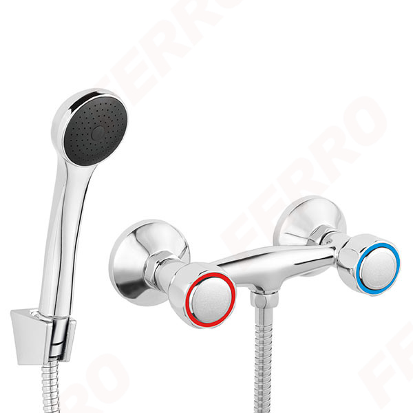 Standard - Wall-mounted shower mixer, chrome