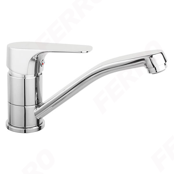 Tiga Verdeline - Baterie stativa lavoar cu pipa pivotanta, crom