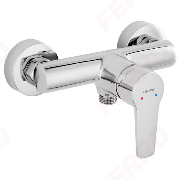 Ritto - Wall-mounted shower mixer, chrome
