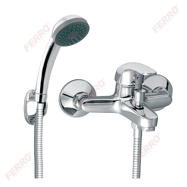 Vasto - Wall-mounted bath mixer, chrome