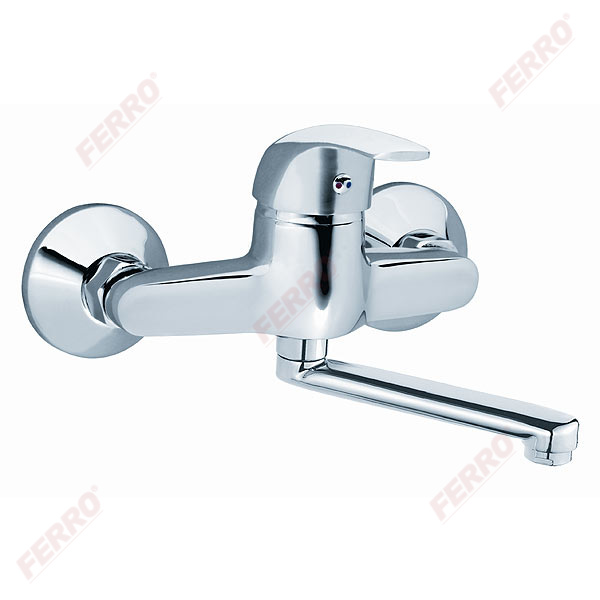 Vasto - Wall-mounted washbasin mixer, chrome