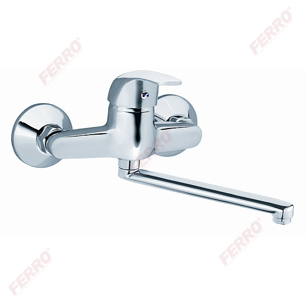 Vasto - Wall-mounted sink mixer, chrome