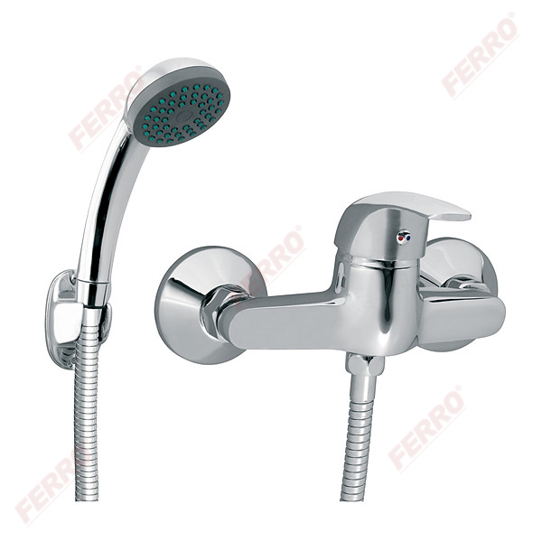 Vasto - Wall-mounted shower mixer, chrome