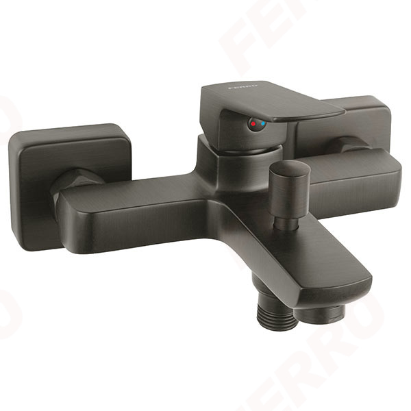 Vitto Verdeline Gun Metal - Baterie perete cada-dus