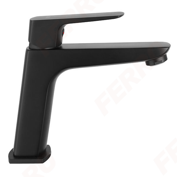 VITTO VERDELINE - standing washbasin mixer, black