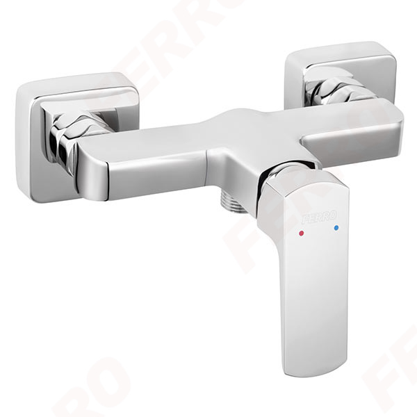 Vitto Verdeline - Wall-mounted shower mixer, chrome