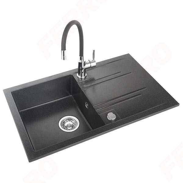 Granite sink set:  DRGM48/78HA + kitchen mixer BZA4B