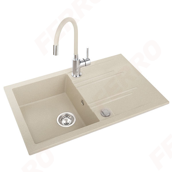 Granite sink set:  DRGM48/78SA + kitchen mixer BZA4P