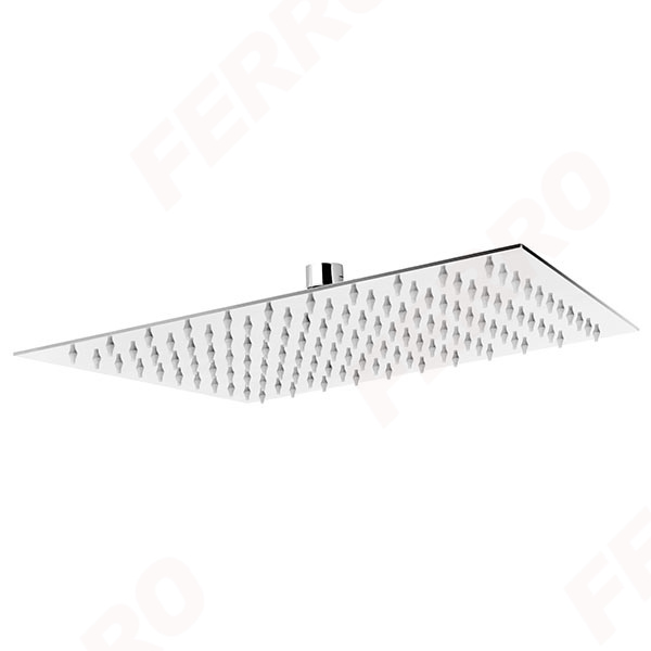 Slim - square-shaped rainfall shower plate 300x300