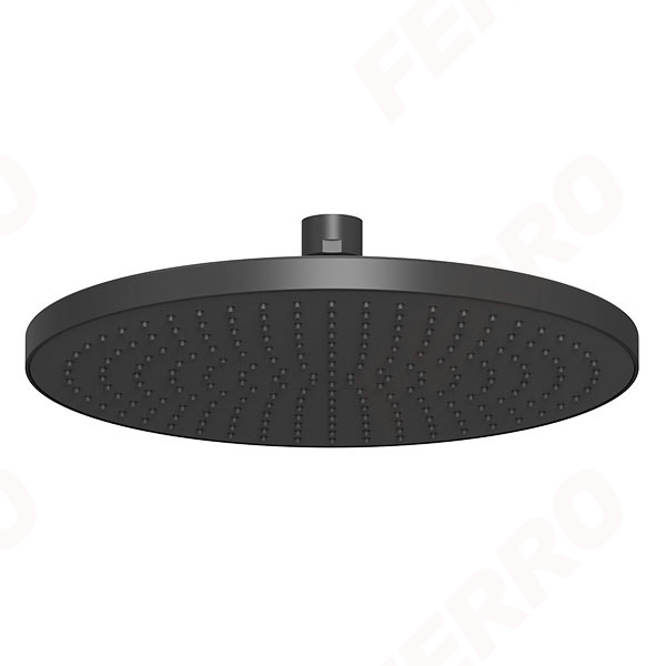 Nostris - rainfall shower head, round 230 mm, black