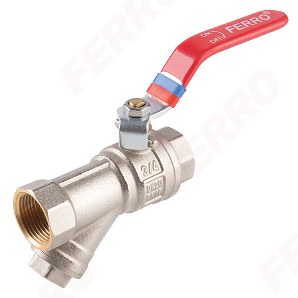 F-Power - ball valve with filter