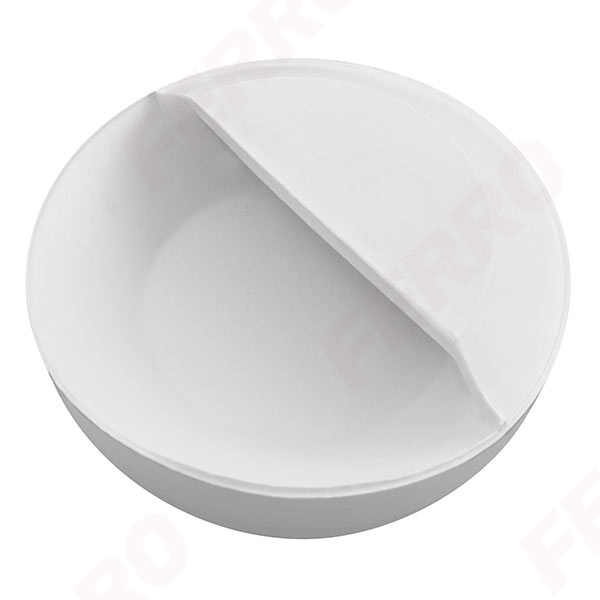 Sink drain plug, white