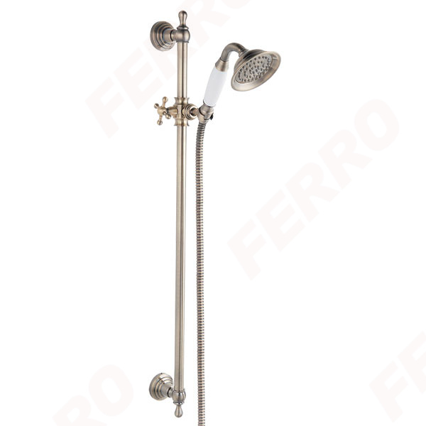 Retro Old Bronze - sliding shower set