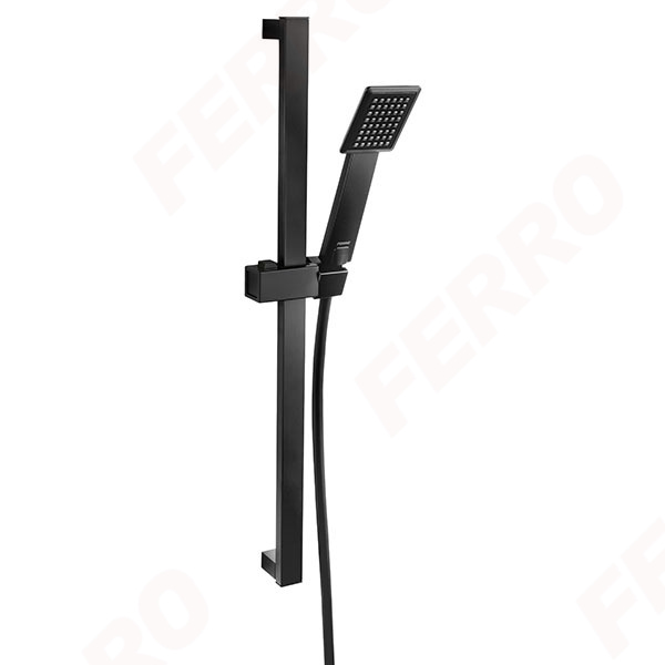 Sinus Black - sliding shower set