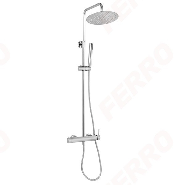 Ciriculus - Rainfall set with mixer, chrome