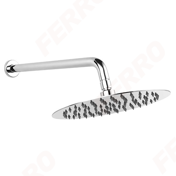 Shower set - arm with Slimline rain shower