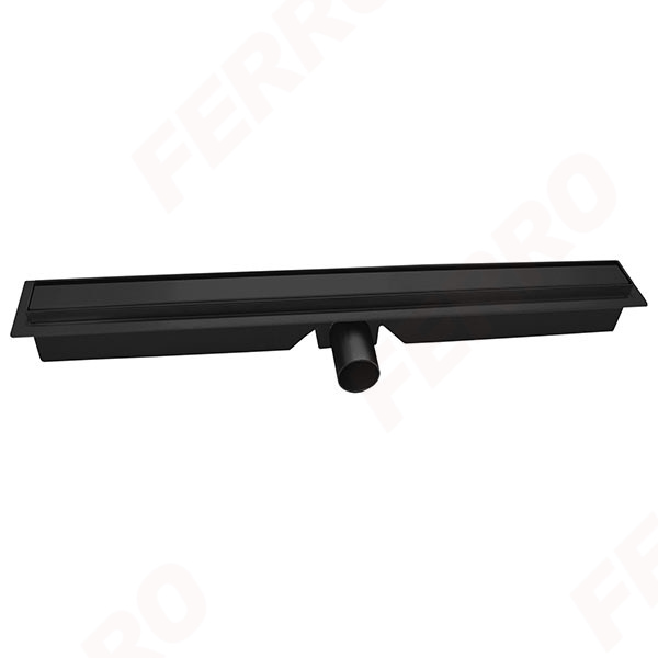 Super slim pro - linear drain, black mat