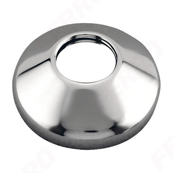 Standard 3/4” conical rosette for mixers, chrome