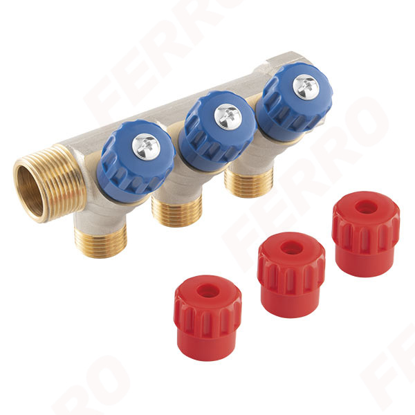 3/4” x 1/2” sanitary manifold