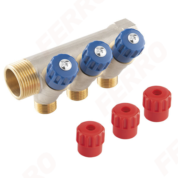 1” x 1/2” sanitary manifold