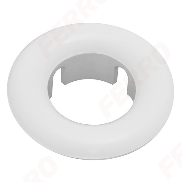 Rosette for washbasin 25 mm, white