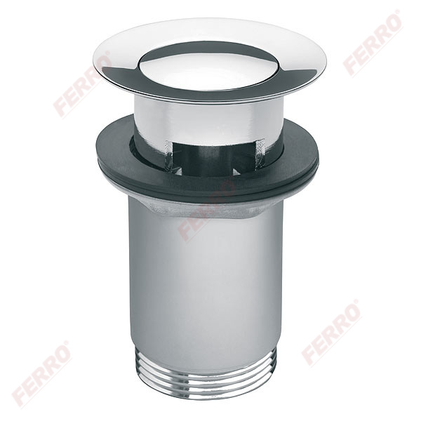 G 1 1/4” overflow washbasin locking drain valve