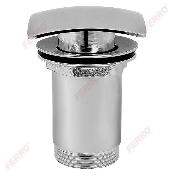 G 1 1/4” overflow washbasin locking Quadro drain valve