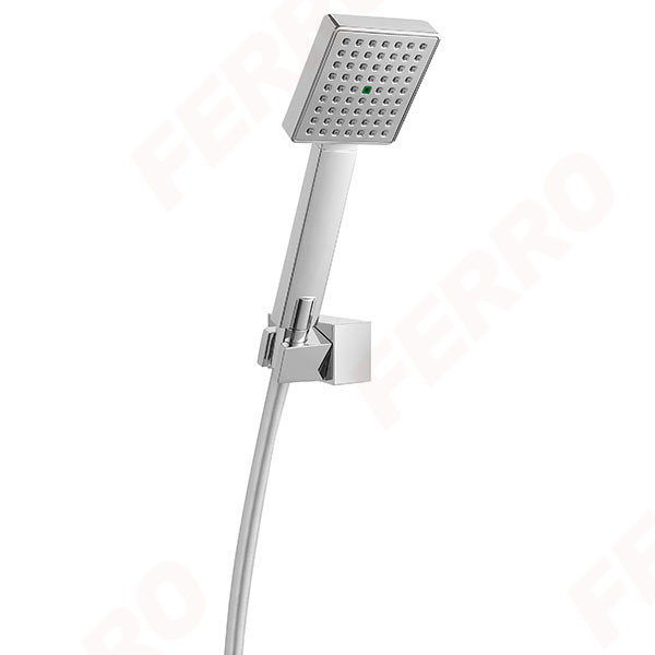 Amigo Verdeline - water savings spot shower set, chrome