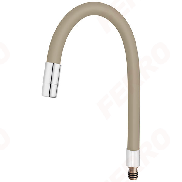 Elastico - flexible spout for sink mixers, beige