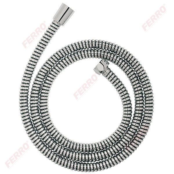 Silver Duo Flex - L-150 cm silvery plastic shower hose