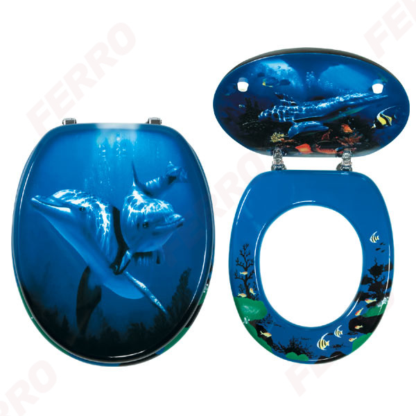 Toilet seat, printing