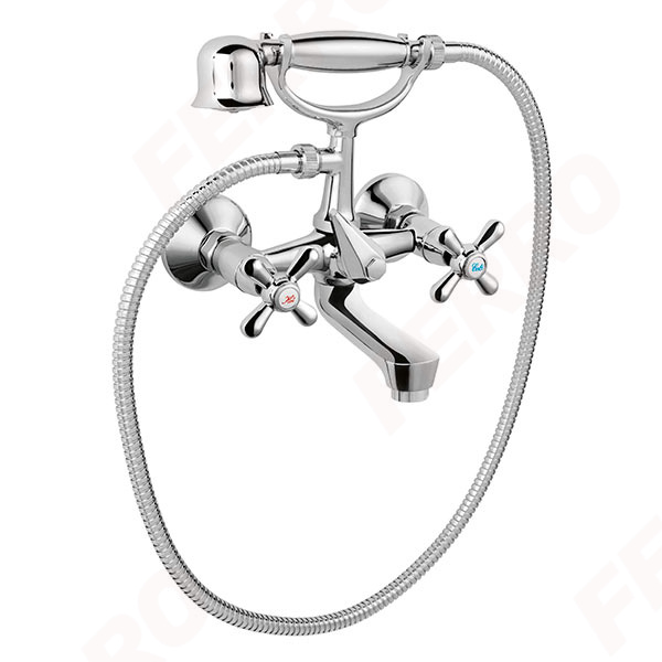 Retro Wall-mounted bath mixer