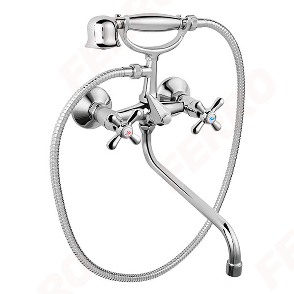 Retro Wall-mounted bath mixer