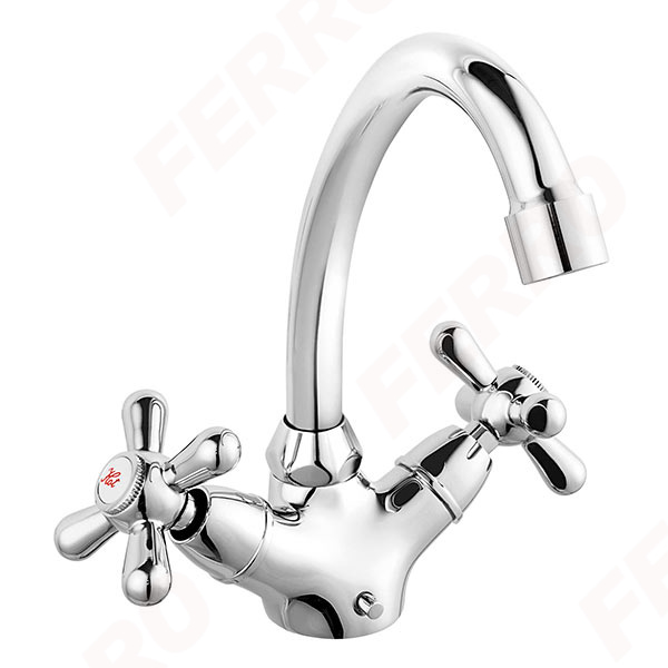 Retro Standing washbasin mixer